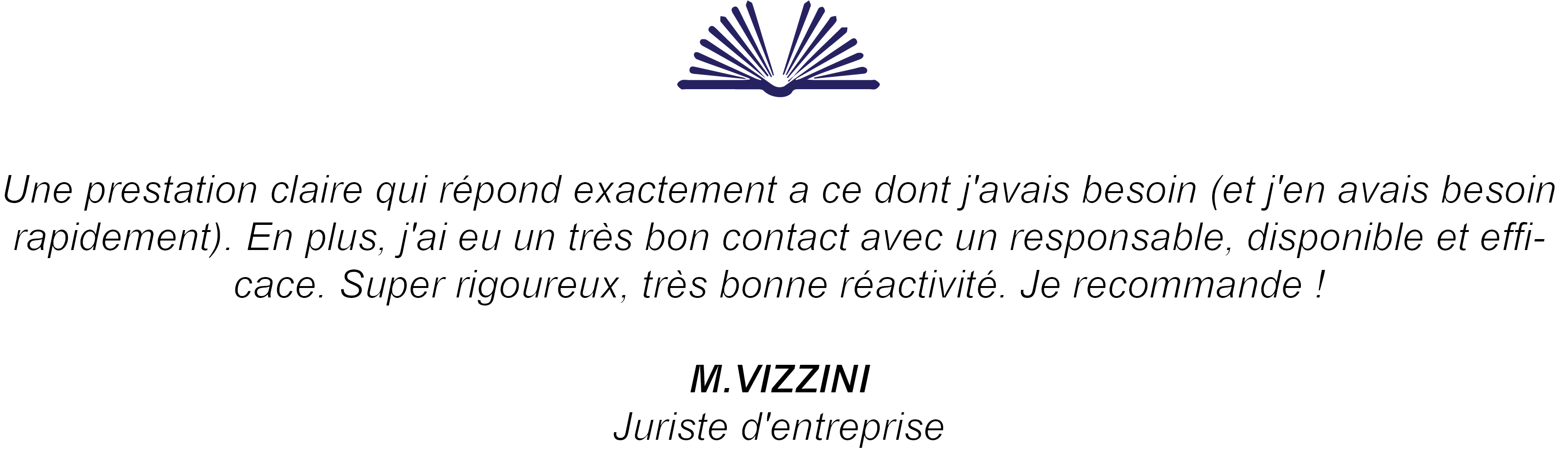 témoignage de m. vizzini