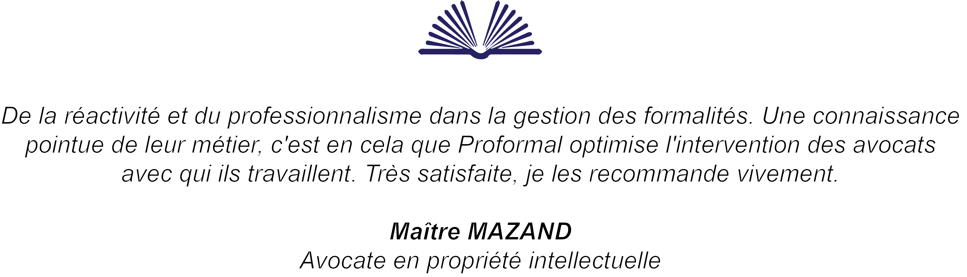 témoignage de maître Mazand